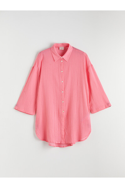 LC Waikiki Peak New Season Shirt Collar Women's Beach Dress