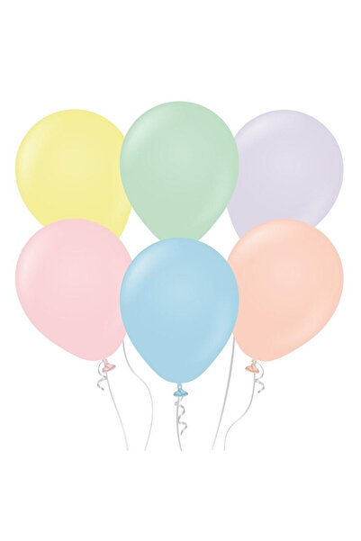 Godan Baloane din latex macarons multicolore 46 cm 25 buc Kalisan