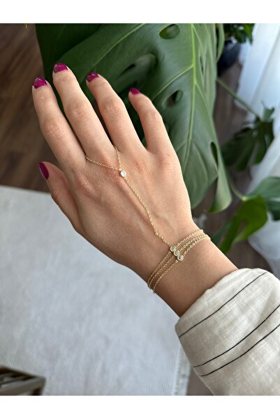 ringbox Gold Sıra Taşlı Şahmeran
