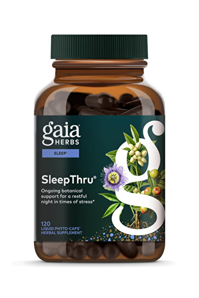 GAIA HERBS SleepThru - Sleep Support with Ashwag Root, Magnolia Bark, Passion...