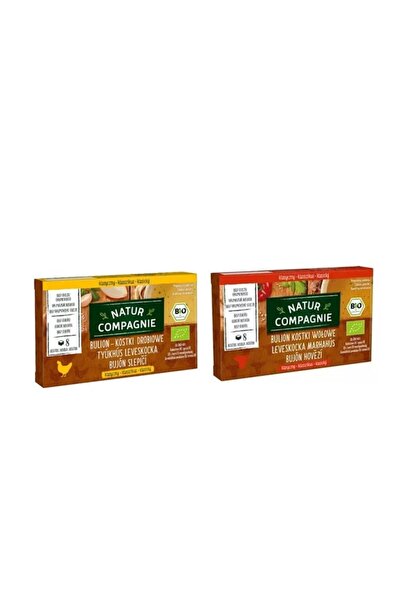 Natur Compagnie Pachet Supe Bio – Supă cu carne de vită 96g + Supă de pui 8 c...