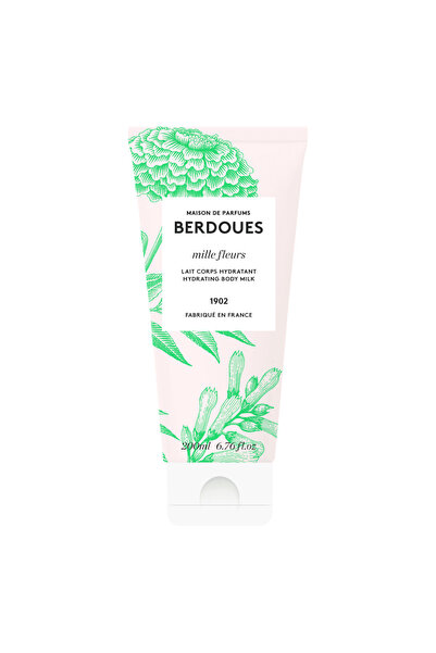 Parfums Berdoues Mille Fleurs, Lapte de corp hidratant, Zilnic, 200 ml