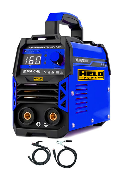 held power MMA-140 IGBT Inverter Teknolojili Dijital Ekranlı Çantalı Kaynak M...