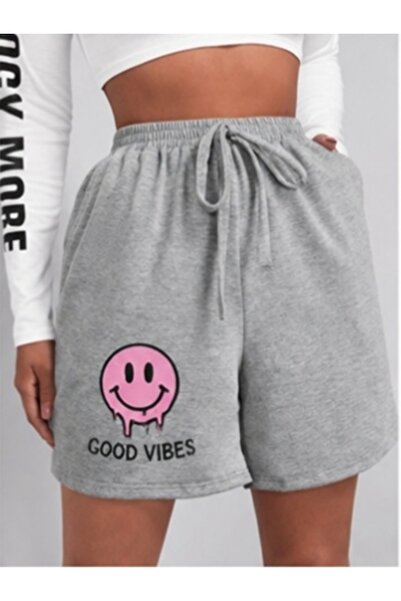 classy moda Unisex Oversize Relaxed Fit High Waist Special Design Printed Sum...