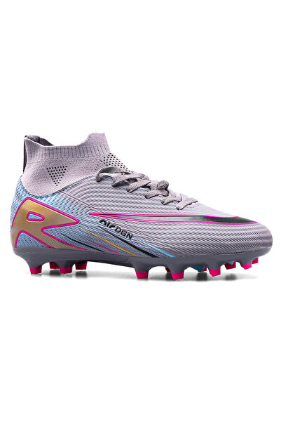 Elit Dugana 1111 Gray Semi-Professional Men's Football Shoes with Socks
