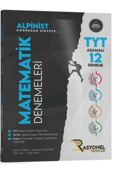 AV YAYINLARI RASYONEL YAYAINLARI TYT AŞAMALI 12LI MATEMATİK DENEME