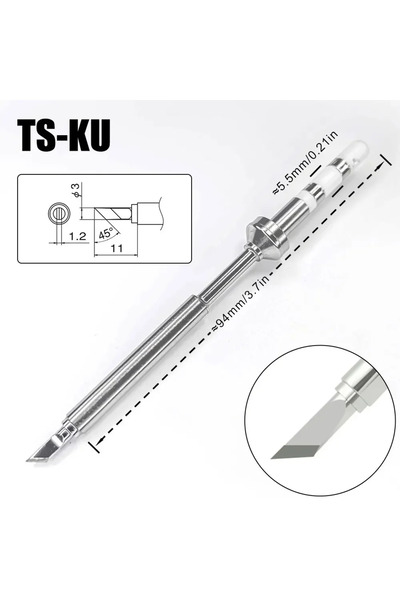 Choice8 1Pc TS-KU TS Series Pine64 TS100 TS101 Soldering Iron Tips Replacemen...
