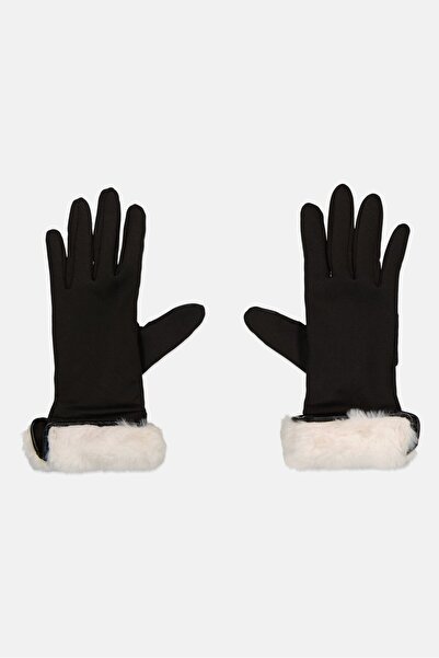 London Fog Women 1 Pair Solid Gloves, Black