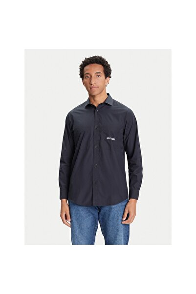 Armani Exchange Cămașă bărbătească XM000959 AF12994 Bleumarin