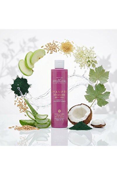 MaterNatura Sampon hidratant 250ml pentru par cret- hidratare intensa, defini...