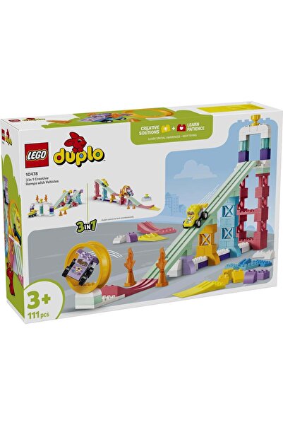 LEGO ® DUPLO - Rampe creative cu vehicule 3 in 1 (10478)