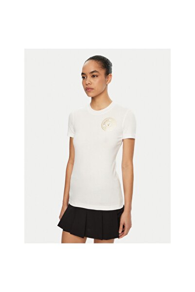 VERSACE JEANS COUTURE Γυναικείο T-Shirt 78HAHT00 CJ03T Λευκό