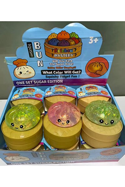 ismega Büyük Boy Sukuşi Çin Mantısı Simli dumping slow Squishy Stres babacım ...