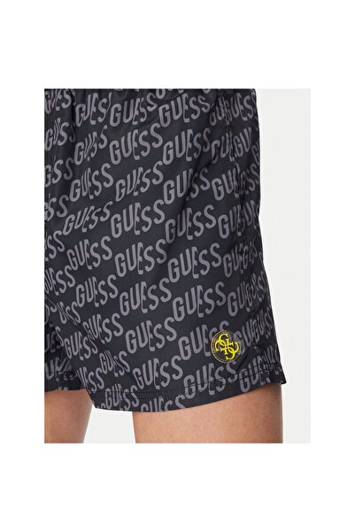 Guess Șorturi de înot pentru bărbați F6GT12WG2A2 Negru