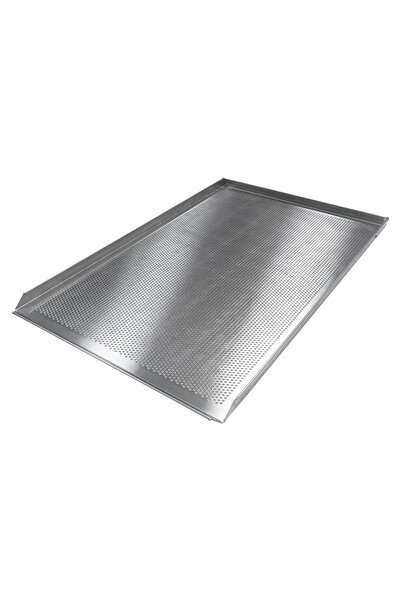 OEM Tavă de copt din aluminiu, perforată Ø3mm, 600x400x20mm, 3 margini drepte...