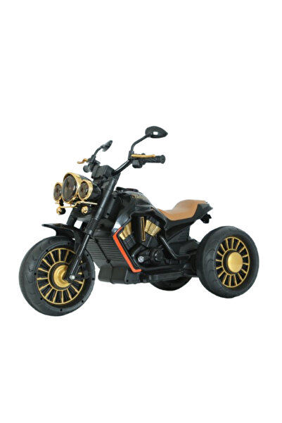 Kinderauto Jocker 70W Motocicletă electrică cu 3 roți și telecomandă, Negru