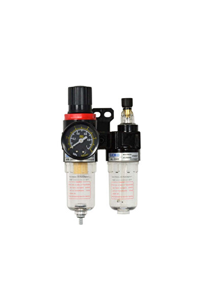 GEKO Regulator filtru de aer cu reductor pentru compresoare 8.5 bar 1/4 ", G0...