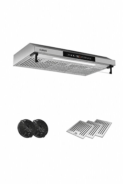 KB-ELEMENTS KB ELEMENTS 90cm Kitchen Hood - Power 650 m³/h, Double Motor, Tou...