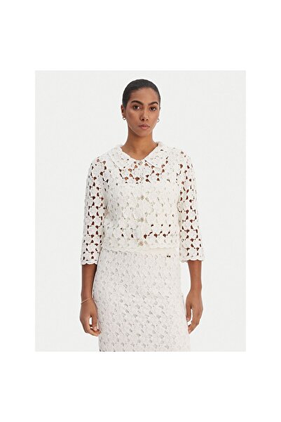 FRACOMINA Cardigan de damă FR26ST8018K488R6 108 Crem