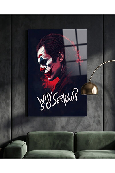 FavloArt Joker Pleksi Tablo | Why So Serious? |Duvar Tablosu ev&ofis hediye