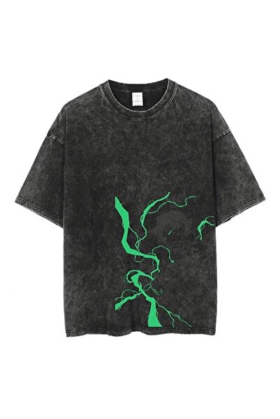 classy moda Unisex πολύχρωμο μπλουζάκι με στάμπα Oversize Streetwear Άνετη εφ...