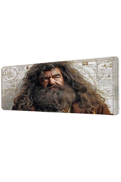 gxe.art Μεγάλο πορτρέτο μάγου 40x90 εκ. Αντιολισθητική βάση για ποντίκι gamin...