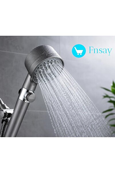 FNSAY رأس دش عالي الضغط مع فلتر لتنقية المياه العسرة، محمول باليد، 3 إعدادات ...
