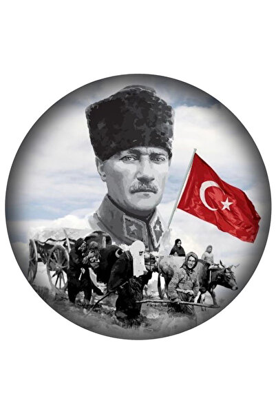 TELLGRAF Ataturk Themed Sticker Set (4X4 Cm, 24 Pieces)