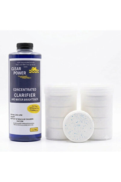 POOL Swimming Pool Purification and Disinfection Set (Chlorine + Water Polish)