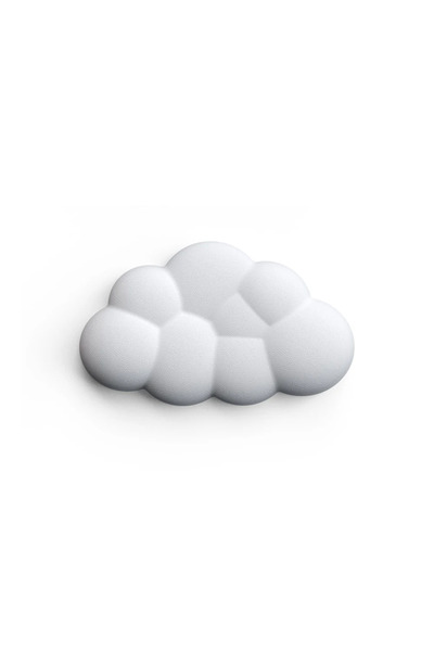 Choice1 White S Size Mouse pad with wrist rest keyboard cloud anti-slip deskt...