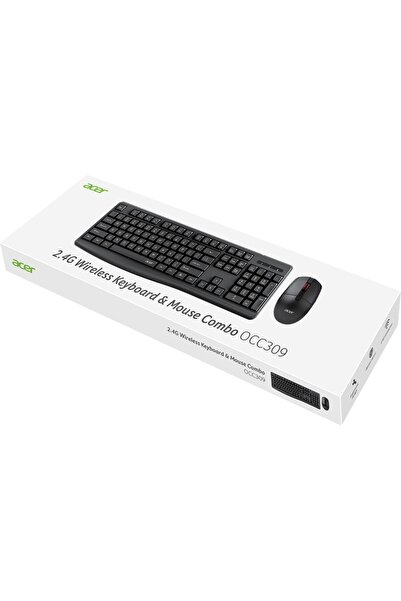 ACER Occ309 Bk Kablosuz Klavye + Mouse Set