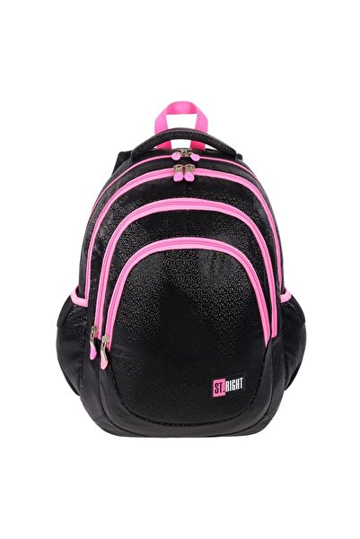 MAJEWSKI Rucsac ergonomic St.Right Negru cu sclipici BP06