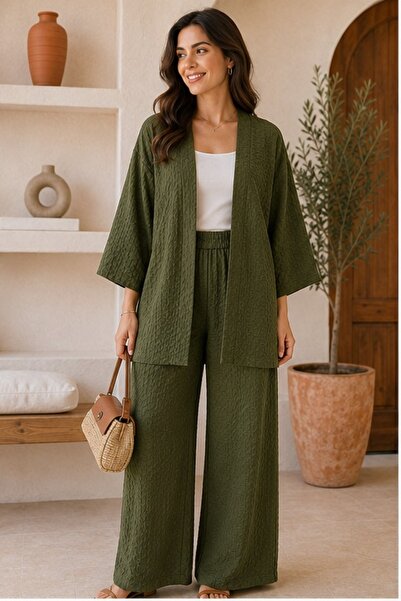 unika boutique Ženski kimono ležerni set od 2 dela