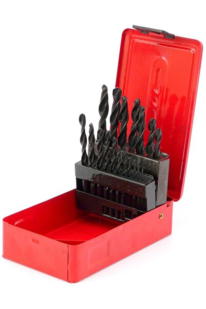 Silverina Burghie pentru metal din titan, set 1-10mm, 19 buc/set