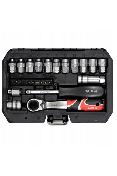 VOREL by YATO YATO Set de chei tubulare spline 1/4'' 29 piese