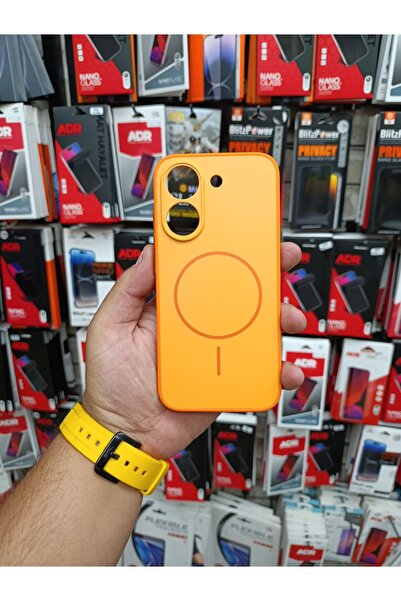 aheaks Poco X8 Pro Magsafe Destekli Kamera Çıkıntılı Şık Tasarım Kapak Kılıf
