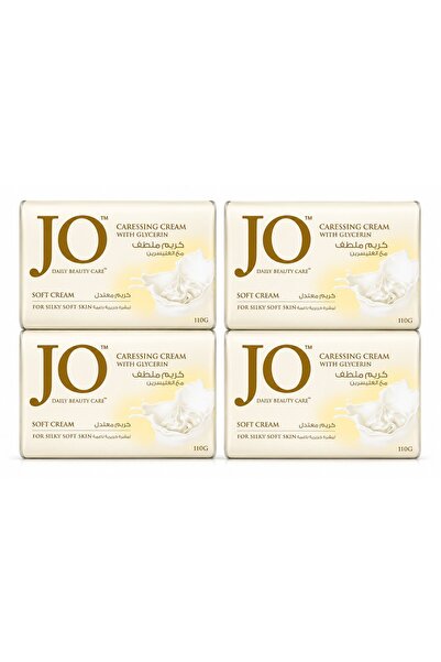 Jo Soap with Glycerin and Cream 110g, 4-piece set