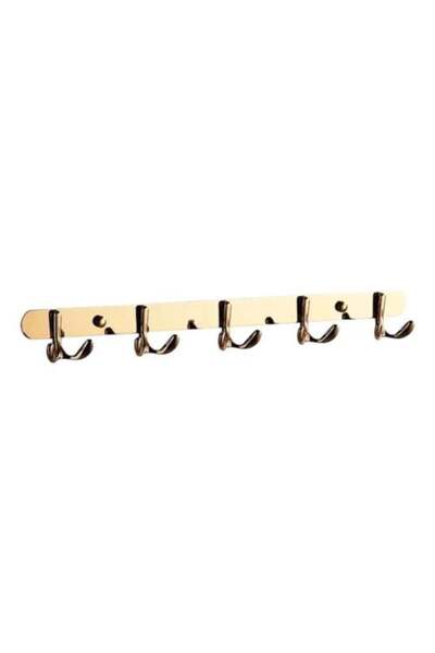 helemend Clothes Hanger 5 Hangers Stainless Steel Gold - Helmand