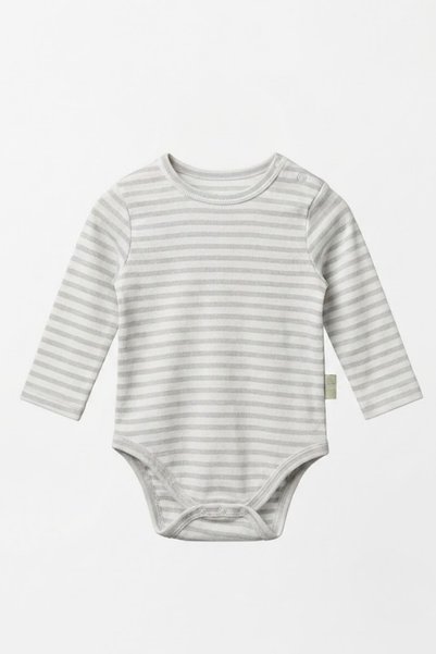 lilico Organic Cotton Baby Long Sleeve Snap Fastener Bodysuit