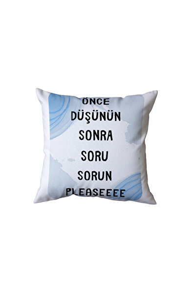 Beramussa Think First, Then Ask Pillow, Gift