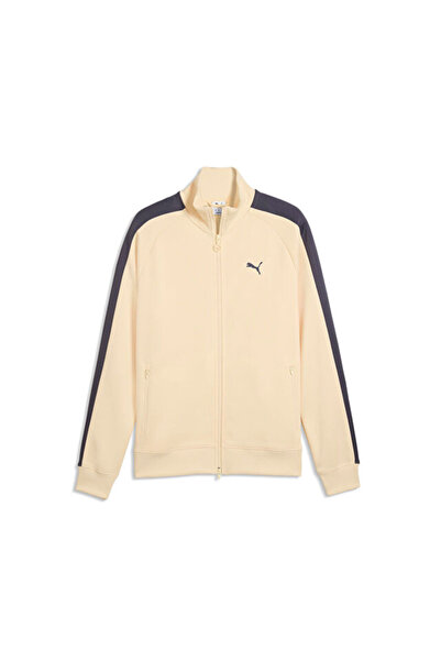 Puma سترة T7 ALWAYS ON TRACK للرجال، سترة يومية 62958788 كريمي