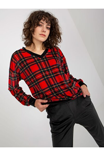 rue parıs Compleu Dama Maneca lunga, Carouri, RUE PARIS, Rosu Casual
