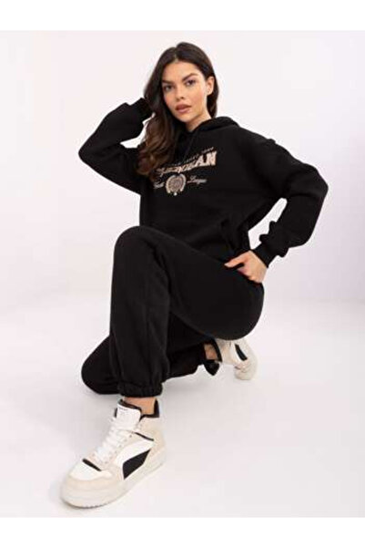 CALİMERA Women's Suit, Calimera, Cotton, Long Sleeve, Black, model CLM-KM1432.98