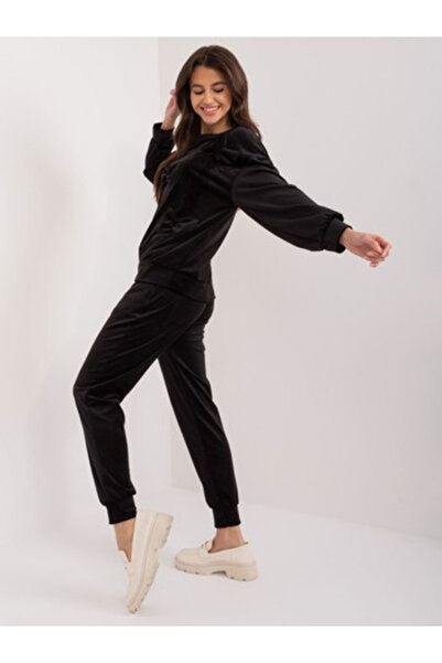 Italy Moda Compleu Dama, ITALY MODA, Poliester, Maneca lunga, Negru, model DH...