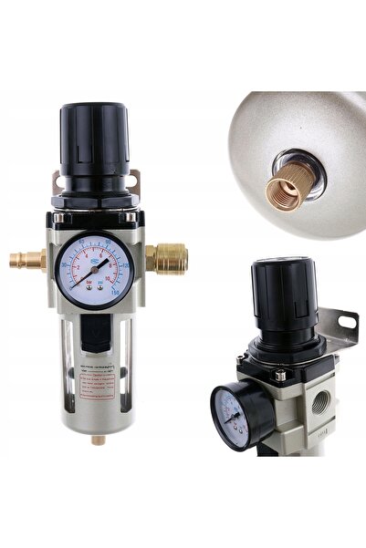 TC Technic Filtru 20µm, Decapator de apă, Reductor de presiune pentru aer com...