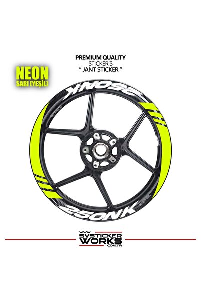 ARONA Cfmoto 250nk wide wheel rim decal sticker model 16-piece set - high qua...