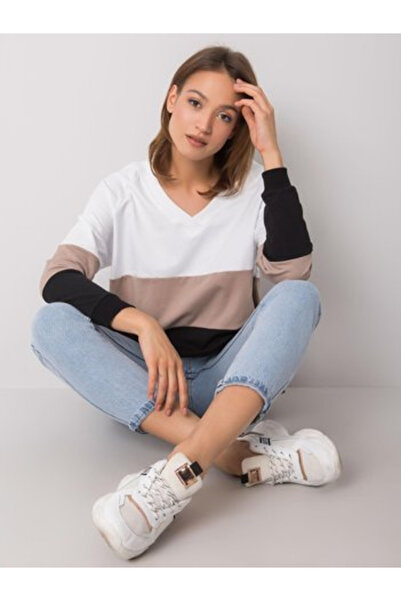rue parıs Hanorac Dama Maneca lunga, Dungi, RUE PARIS, Bej Casual Model RV-BL...