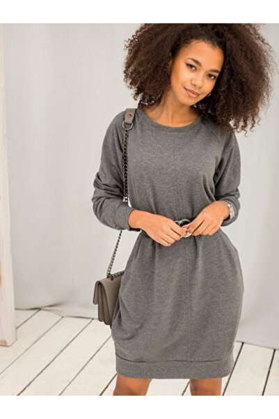 Basic Feel Good Women's Dress, BASIC FEEL GOOD, Cotton, Oversized Dress, Dark...