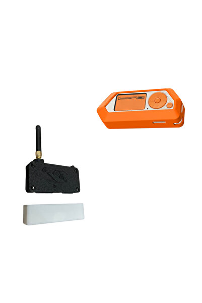 UnderShop Θήκη σιλικόνης για Flipper Zero Πορτοκαλί + Θήκη για πλακέτα ανάπτυ...