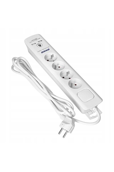 Orno Prelungitor 3m USB, Protecție la supratensiune 4G